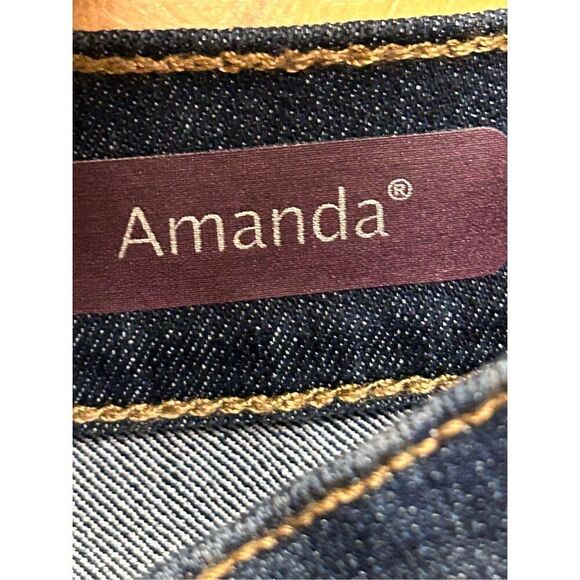 Gloria Vanderbilt Amanda Classic Fit Tapered Leg High-Rise Jean 8S  Nwt (4588) - Picture 8 of 9